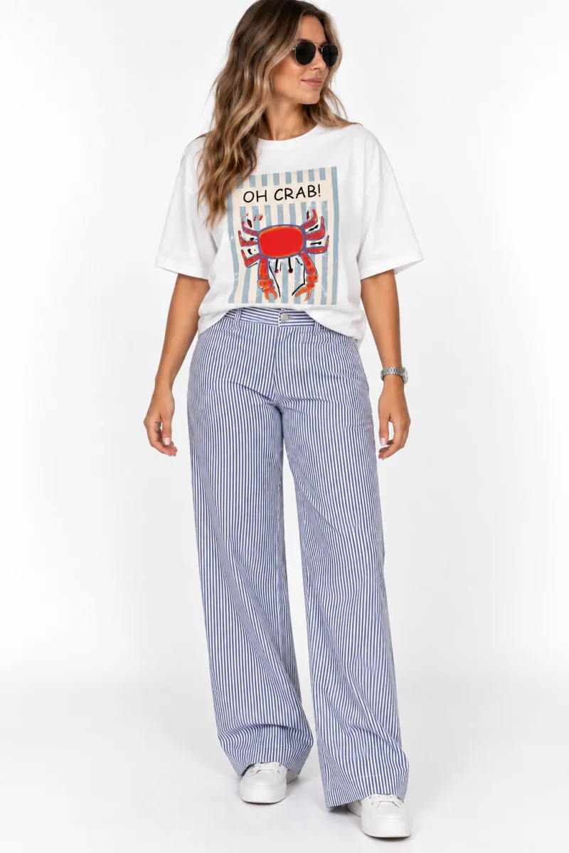 Jeans rayas finas