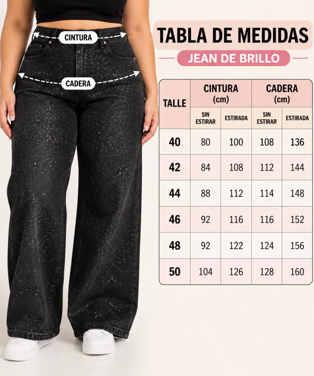 Jeans de brillo