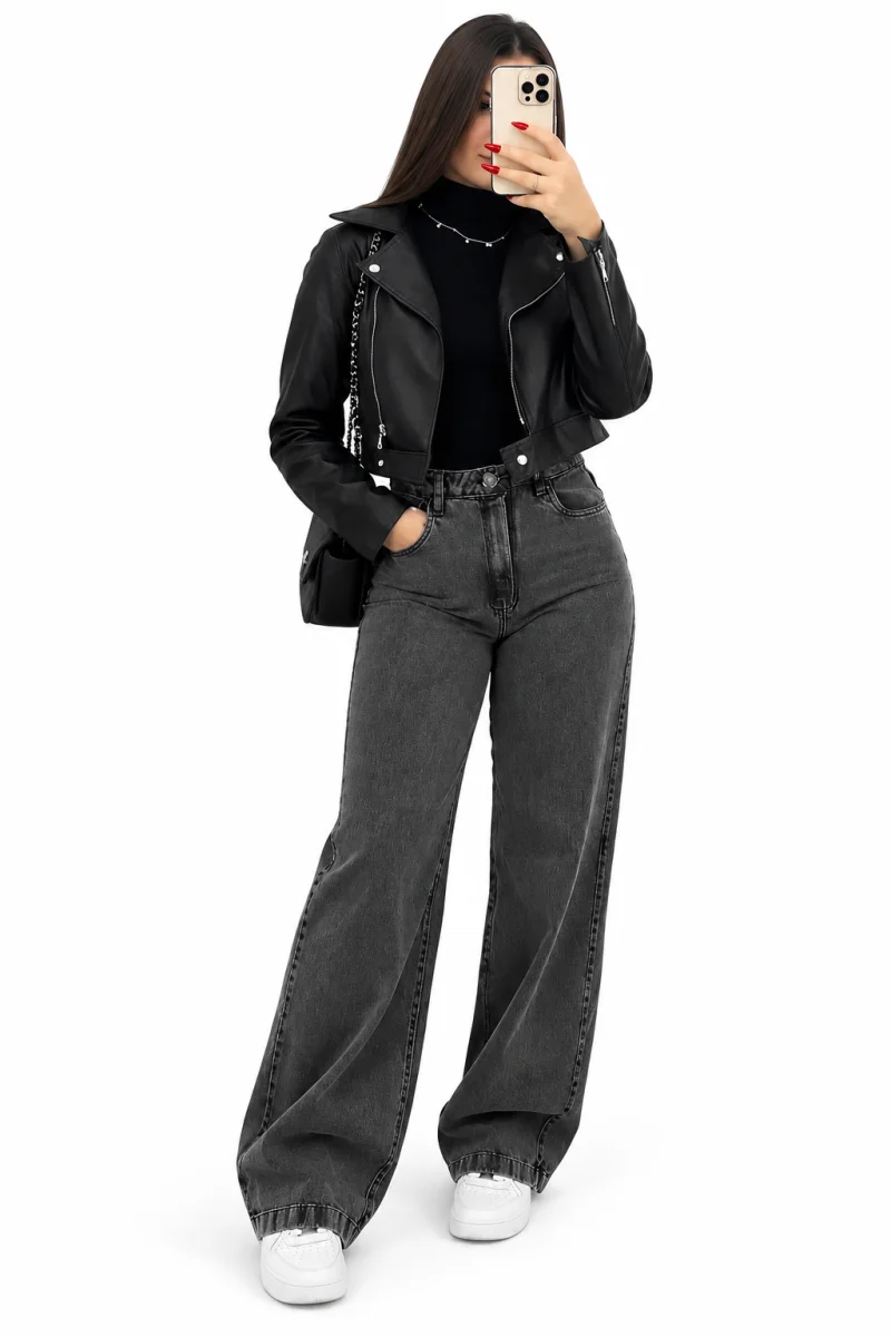 Wide leg gris