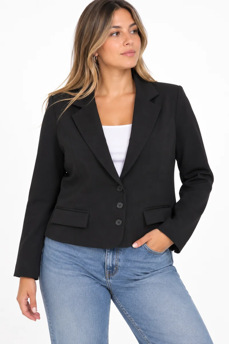 Crop blazer